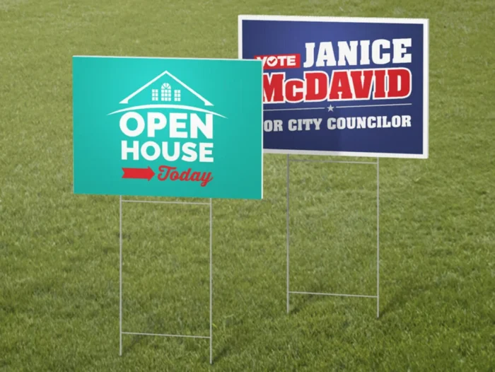 Corrugated Yard Signs